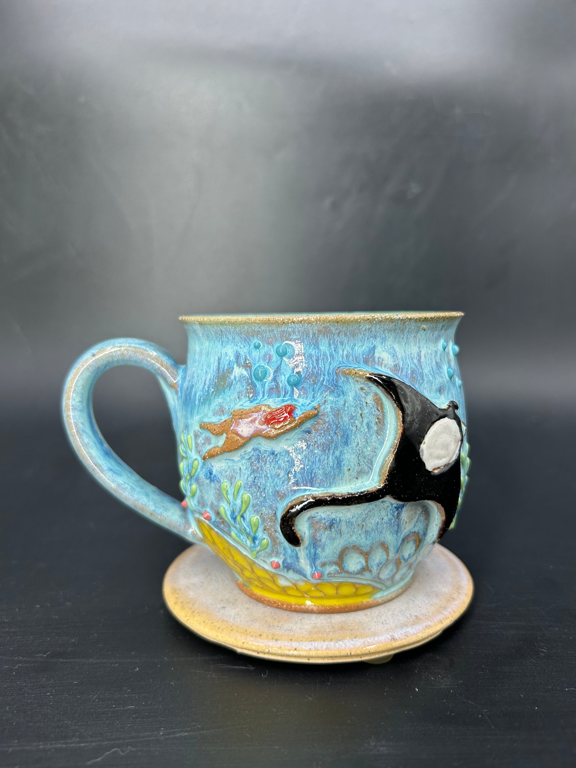 MEDIUM Mantaray / swimmer Mug 5