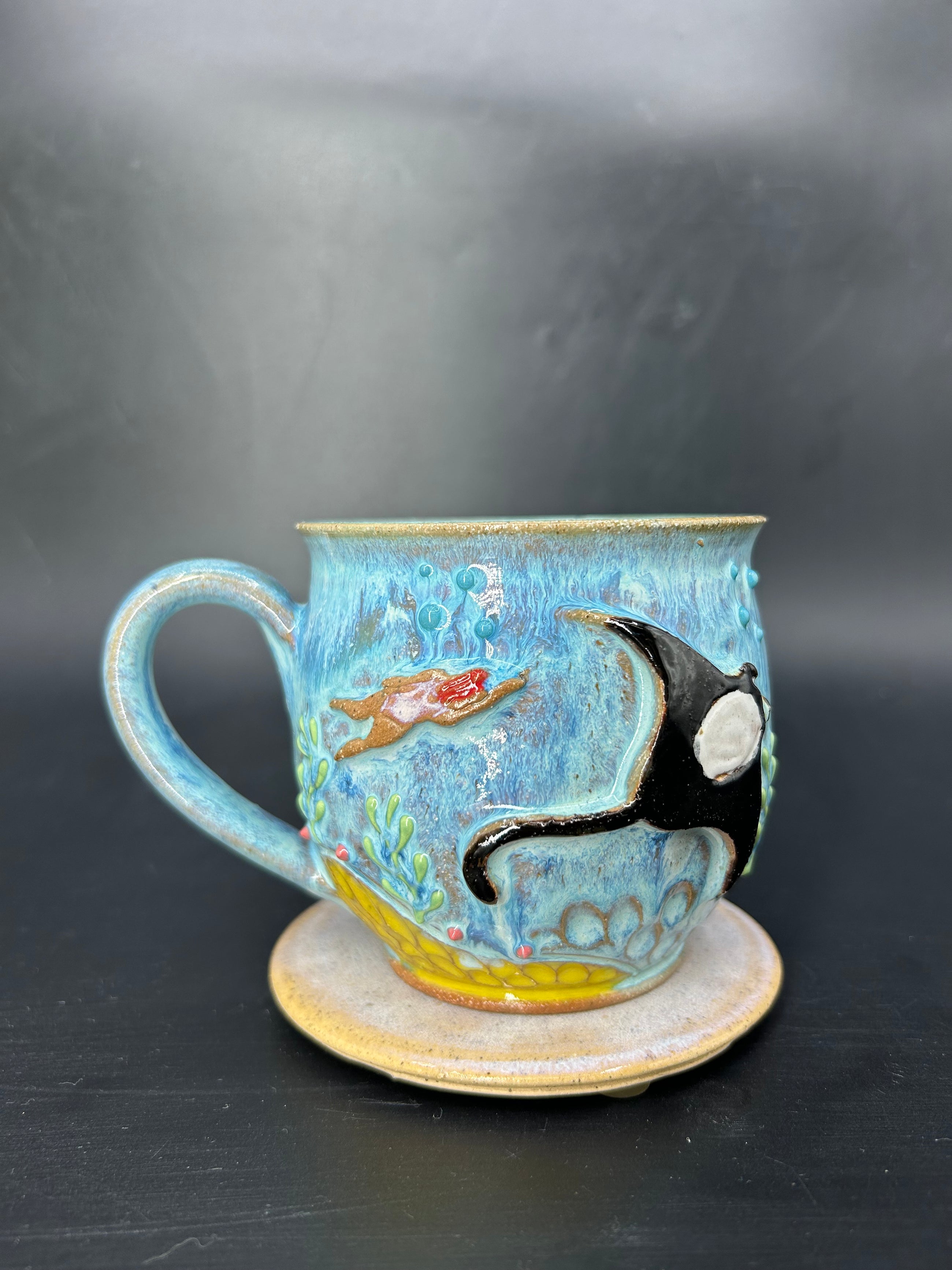 MEDIUM Mantaray / swimmer Mug 5