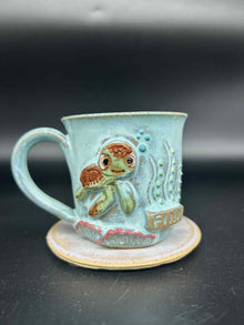 PRE ORDER KIDS - STAMPED Ocean Coral Mug