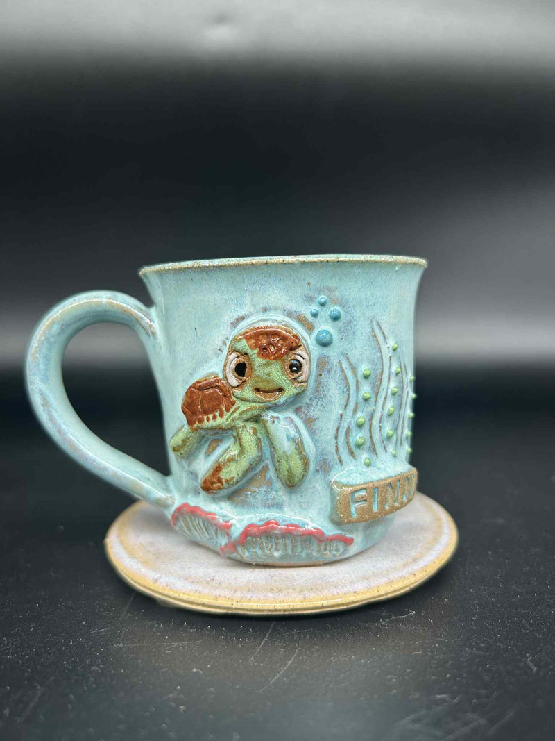 PRE ORDER KIDS - STAMPED Ocean Coral Mug