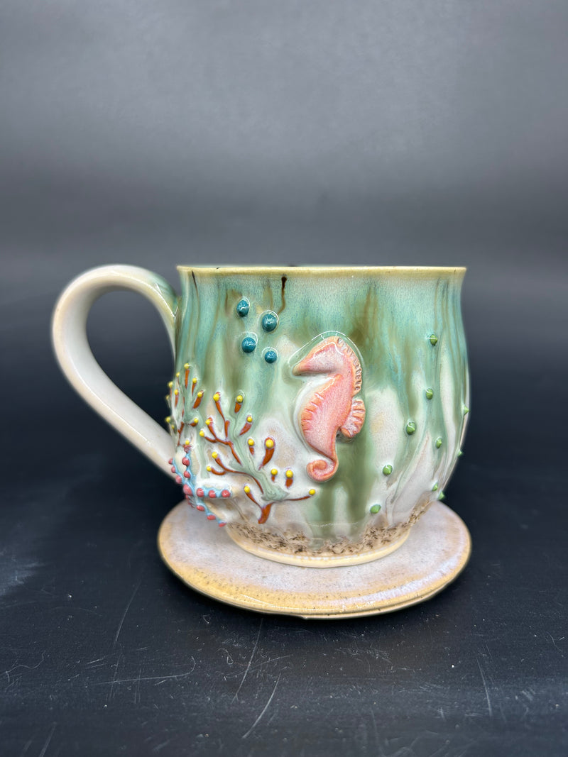 MEDIUM seahorse mug 6