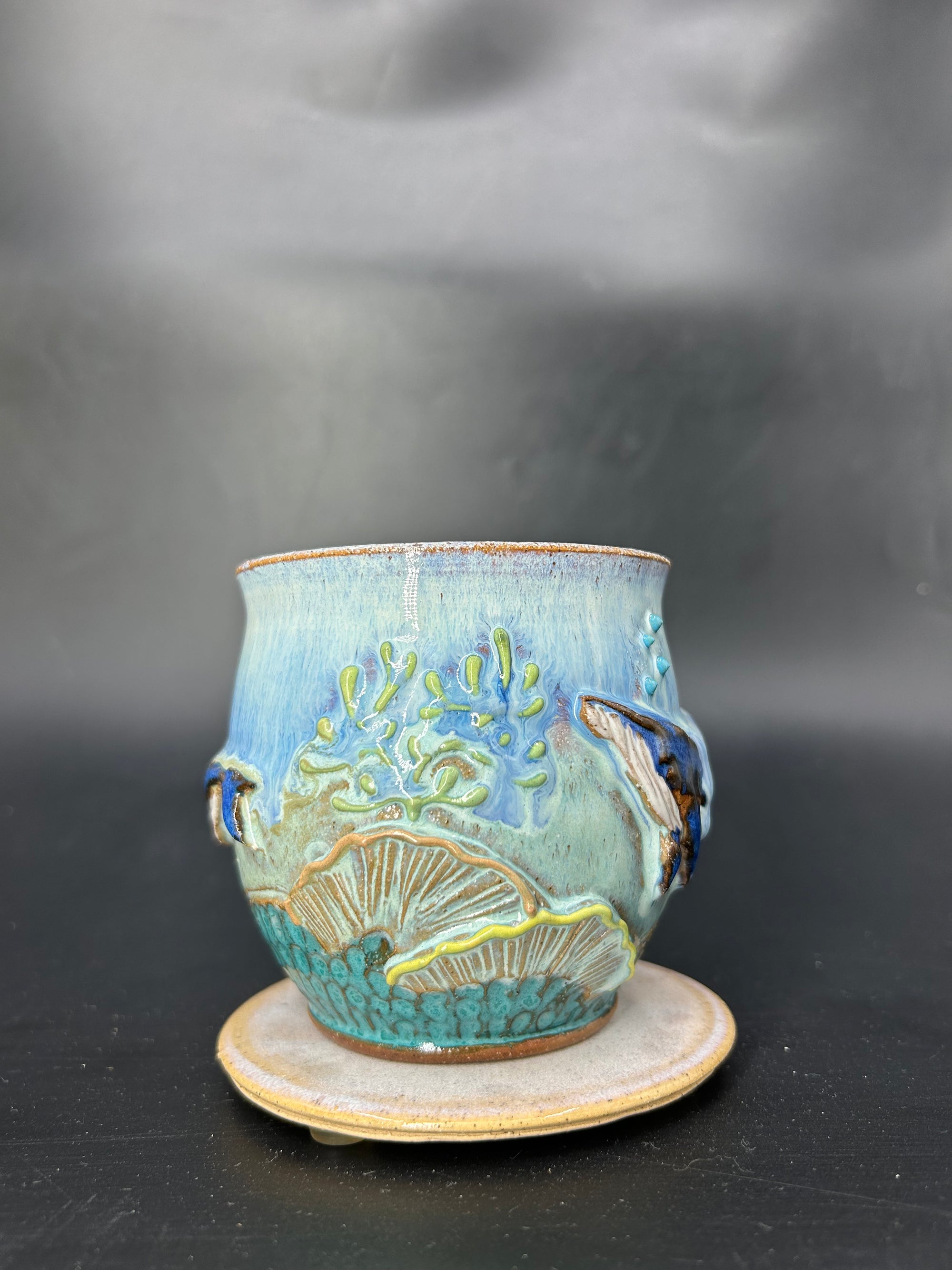 MEDIUM WRAP AROUND whale mug 23