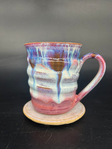 MEDIUM Bubble azure glaze mug 24