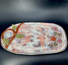 NEW - LARGE CHARCUTERIE BOARD - flower vine / dragonflies