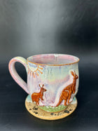 MEDIUM Australian kangaroo mug 8