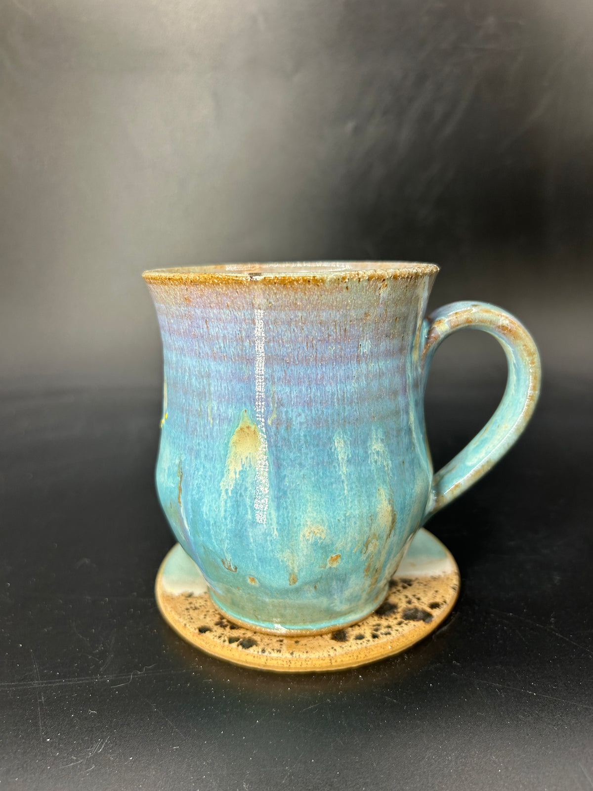 MEDIUM bee / mushroom mug 7
