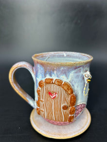 MEDIUM fairy door / bee mug 3