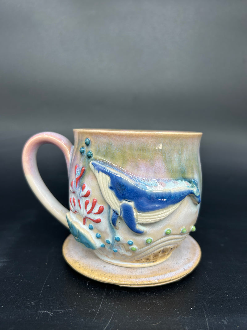 MEDIUM whale mug 8