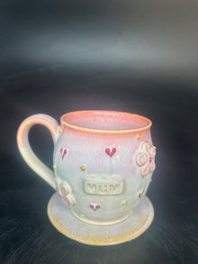 MEDIUM flower mug - MUM