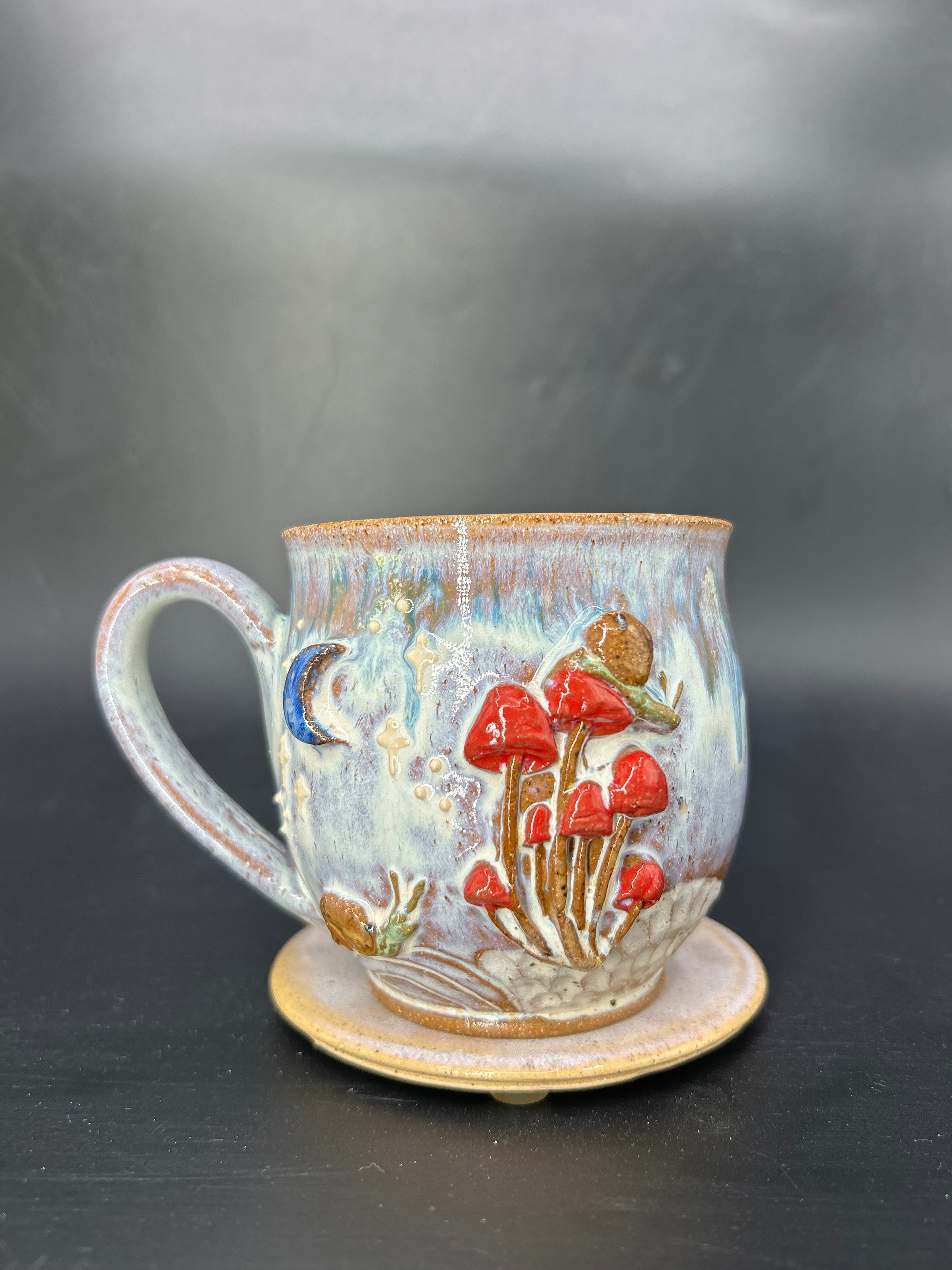 MEDIUM mushroom moon mug 4