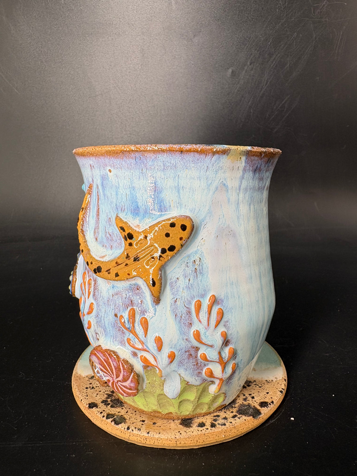MEDIUM - Whale Shark / Leopard Shark Mug 001