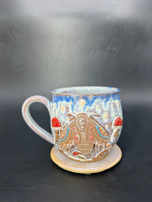 MEDIUM Moth / mushroom mug 6