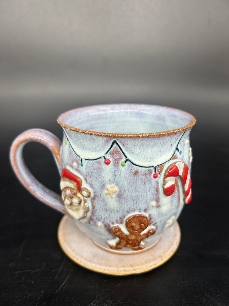 MEDIUM quirky Christmas mug 10