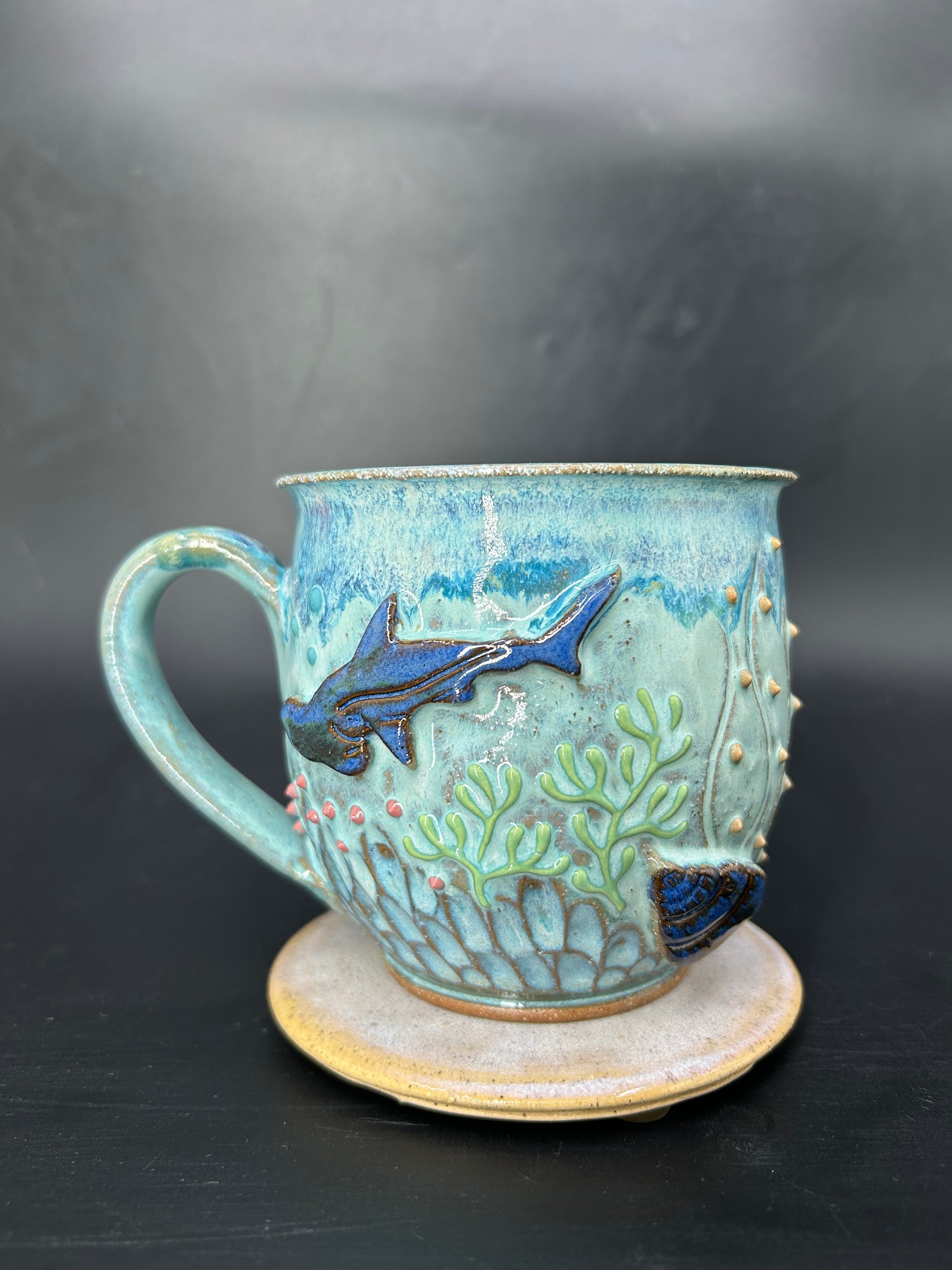 MEDIUM hammerhead shark mug 2