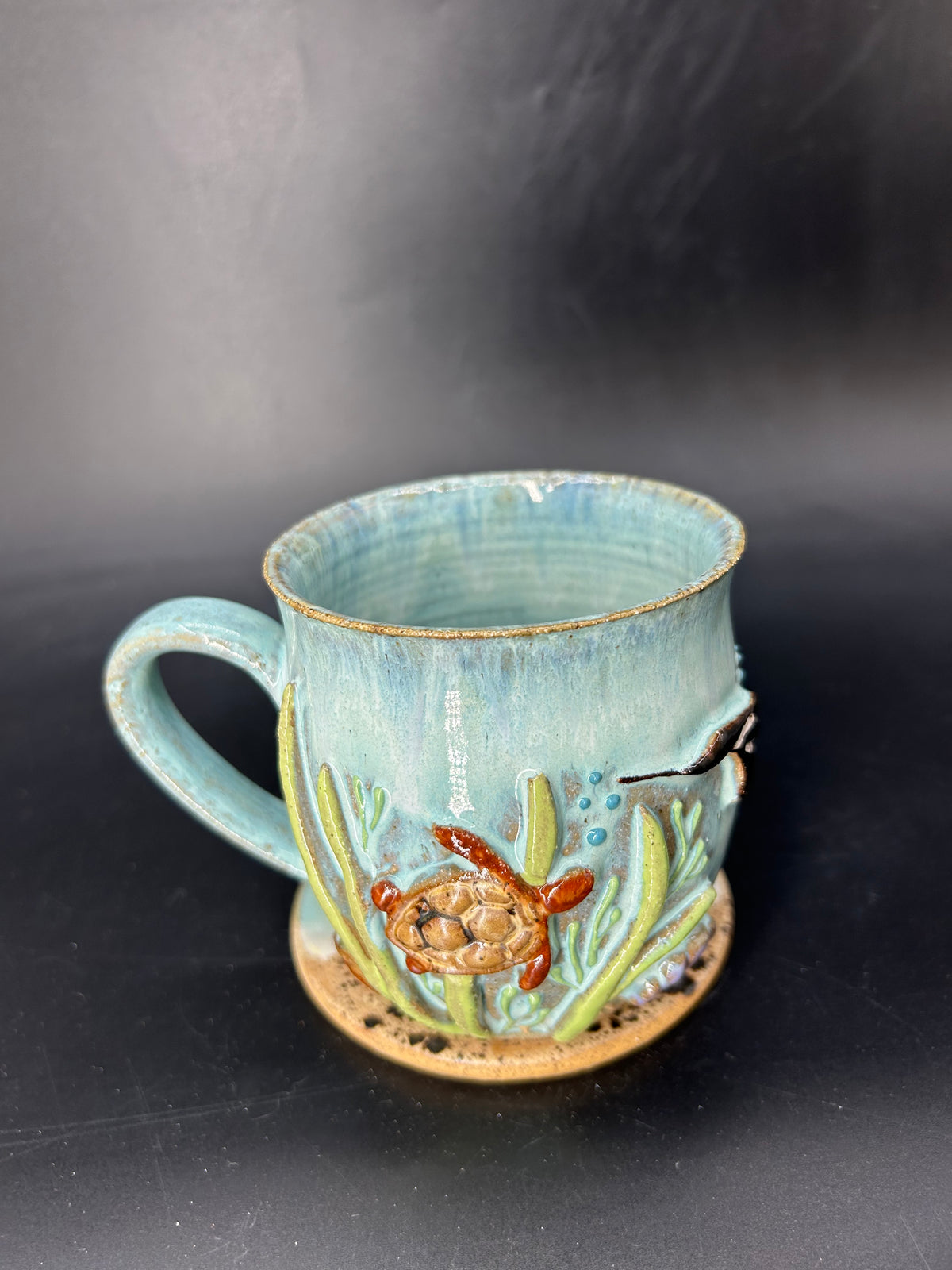 MEDIUM turtle / manta mug 4