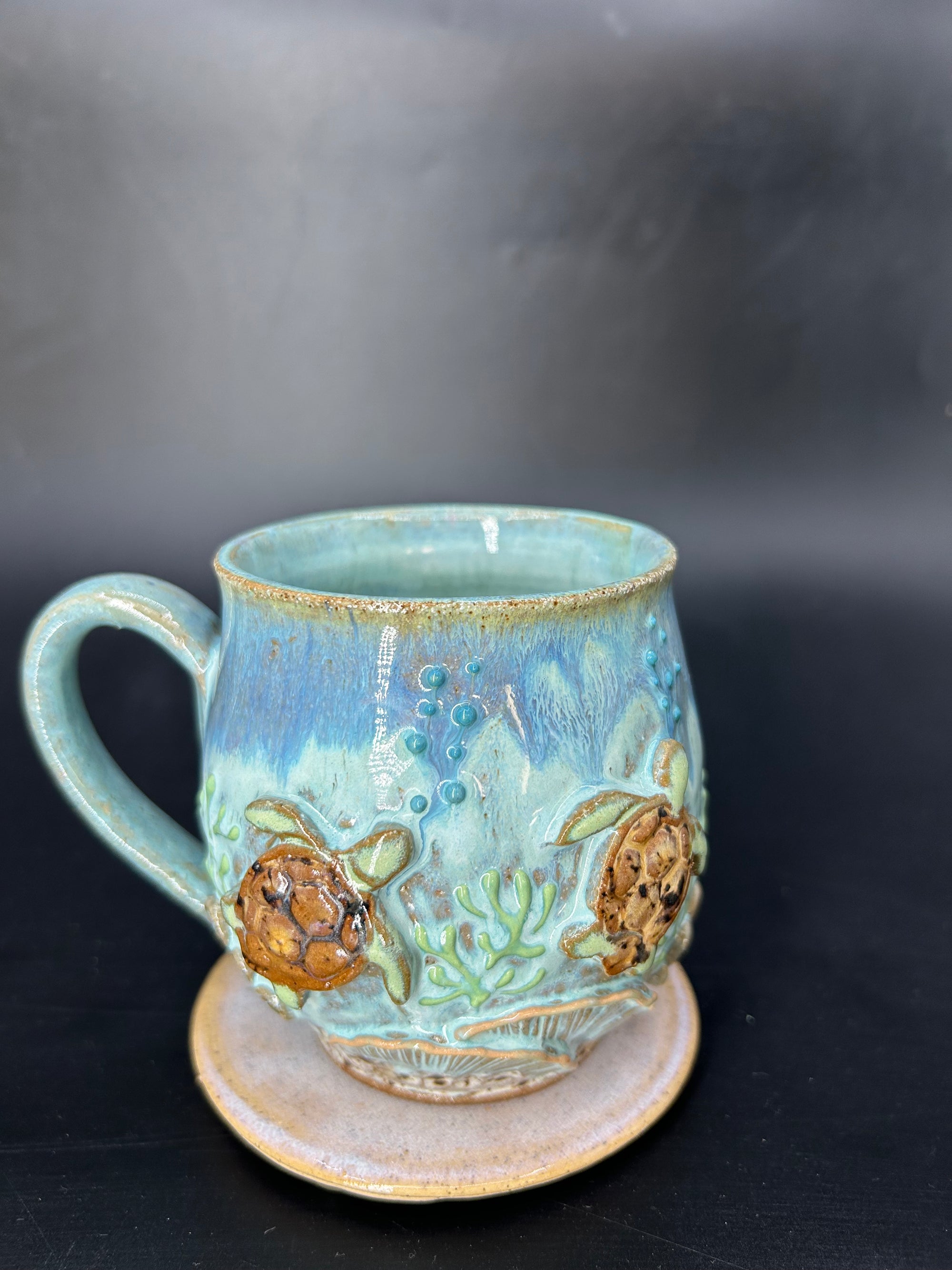 MEDIUM turtle mug 12