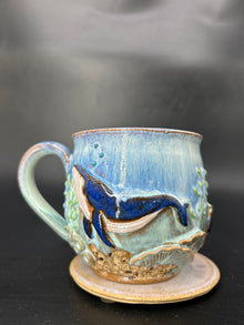 MEDIUM WRAP AROUND whale mug 13