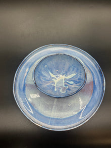 NEW - blue CHIP & BOWL