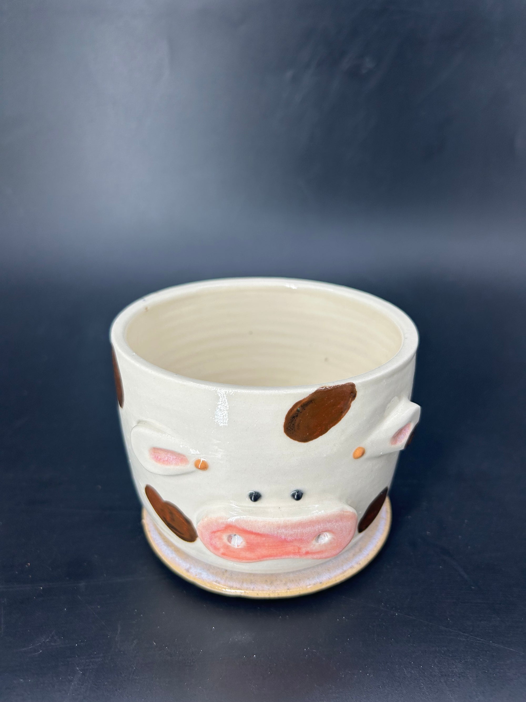 NEW - highland cow CANISTER - no lid