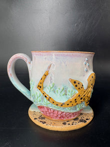 MEDIUM - Leopard Shark Mug Candy