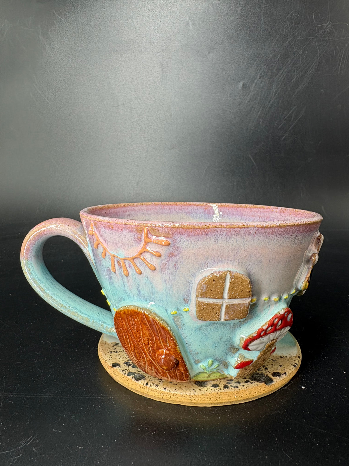 SMALL - Mushroom / Bee Coffee Cup
