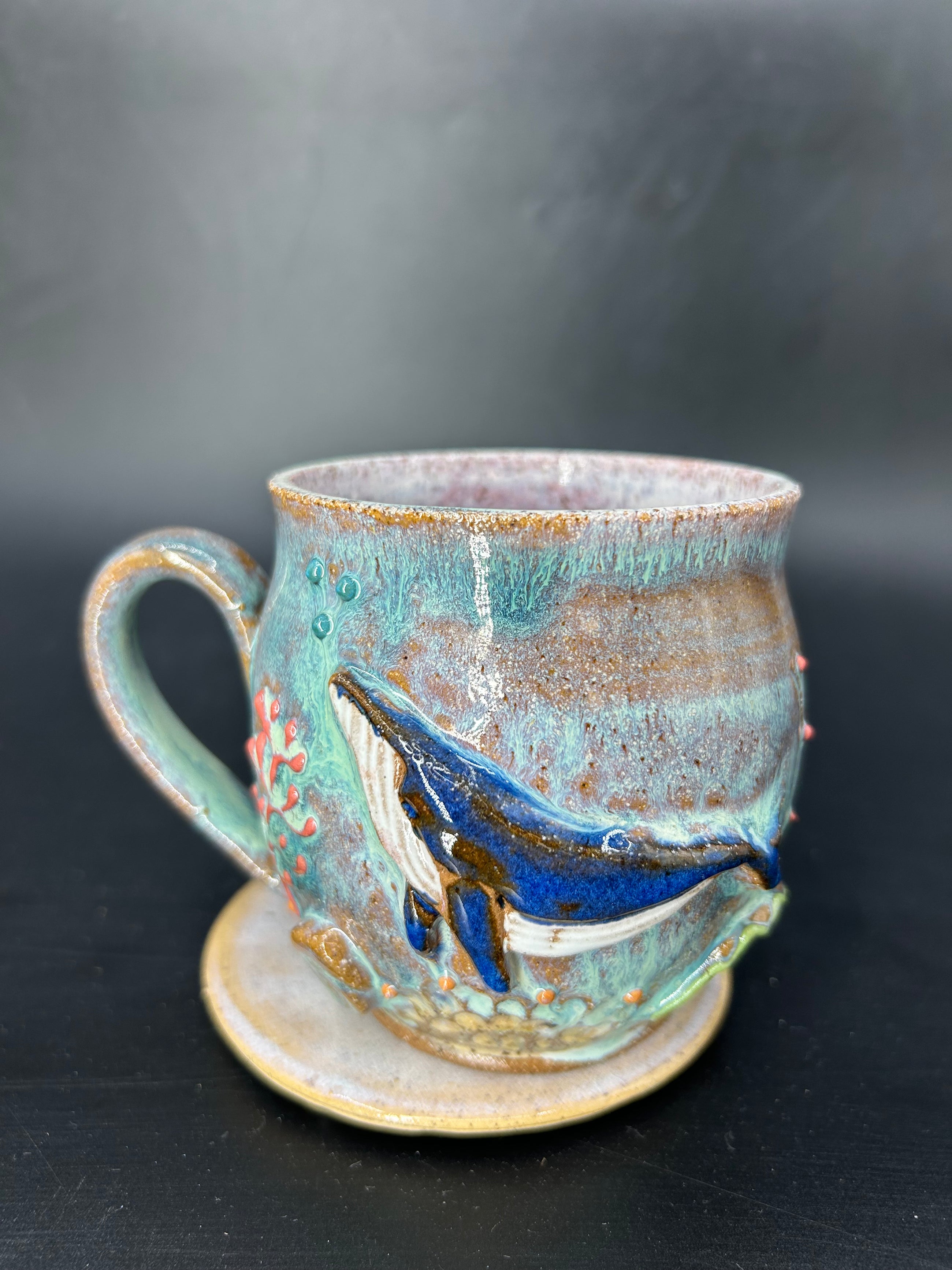 MEDIUM whale mug 17