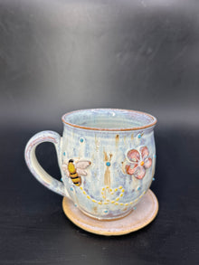 MEDIUM bee / flower mug 6