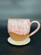 MEDIUM Pink candy dripping mug 24