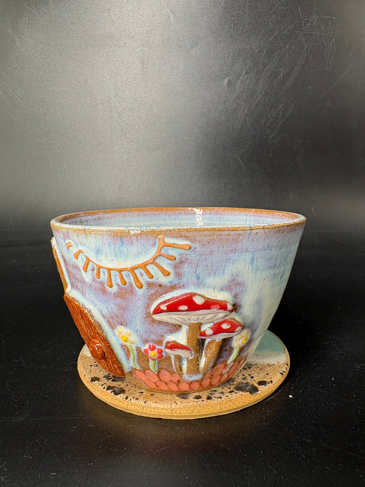 SMALL - Mushroom / Butterfly Coffee Cup