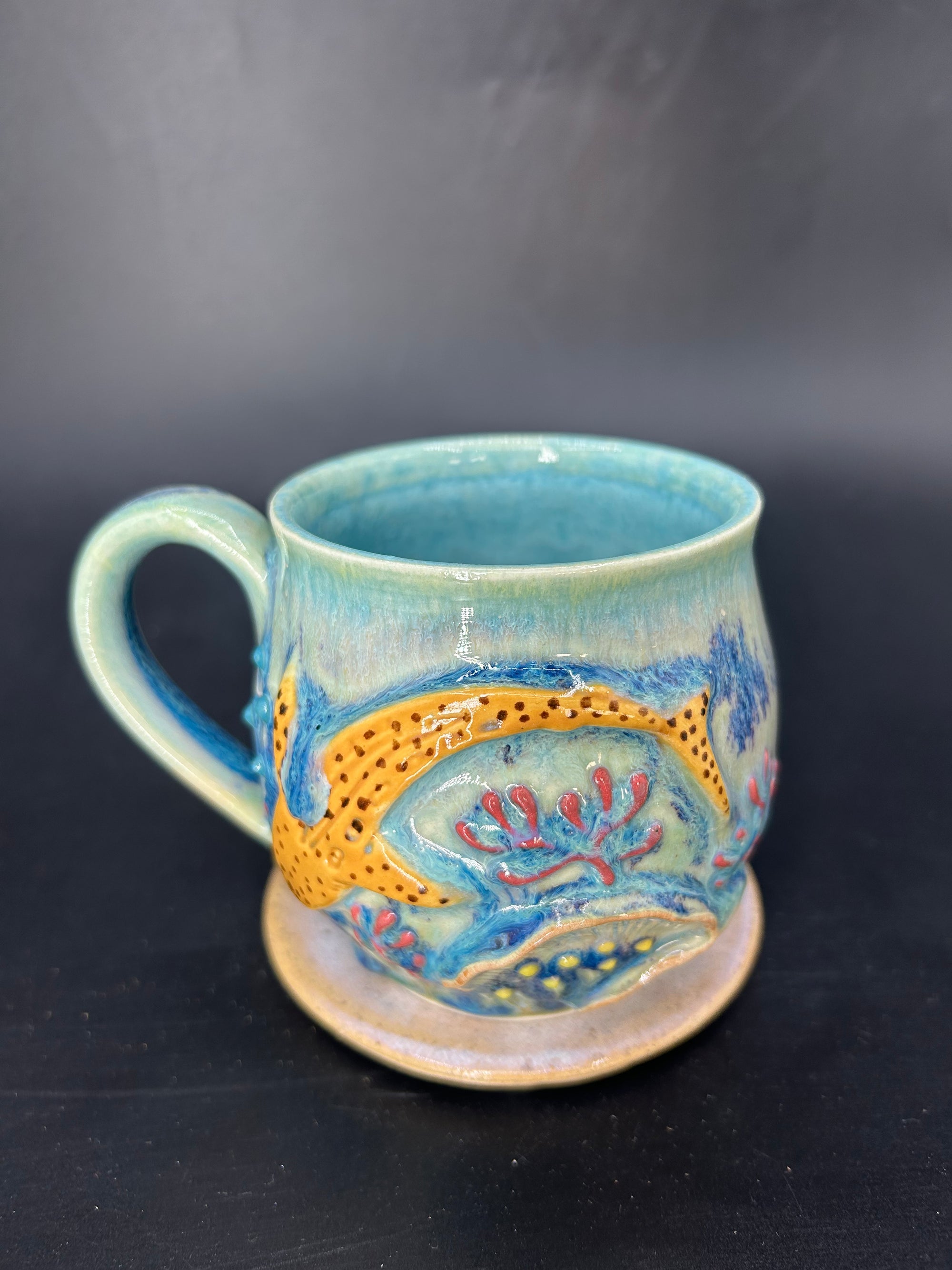 MEDIUM tiger shark mug