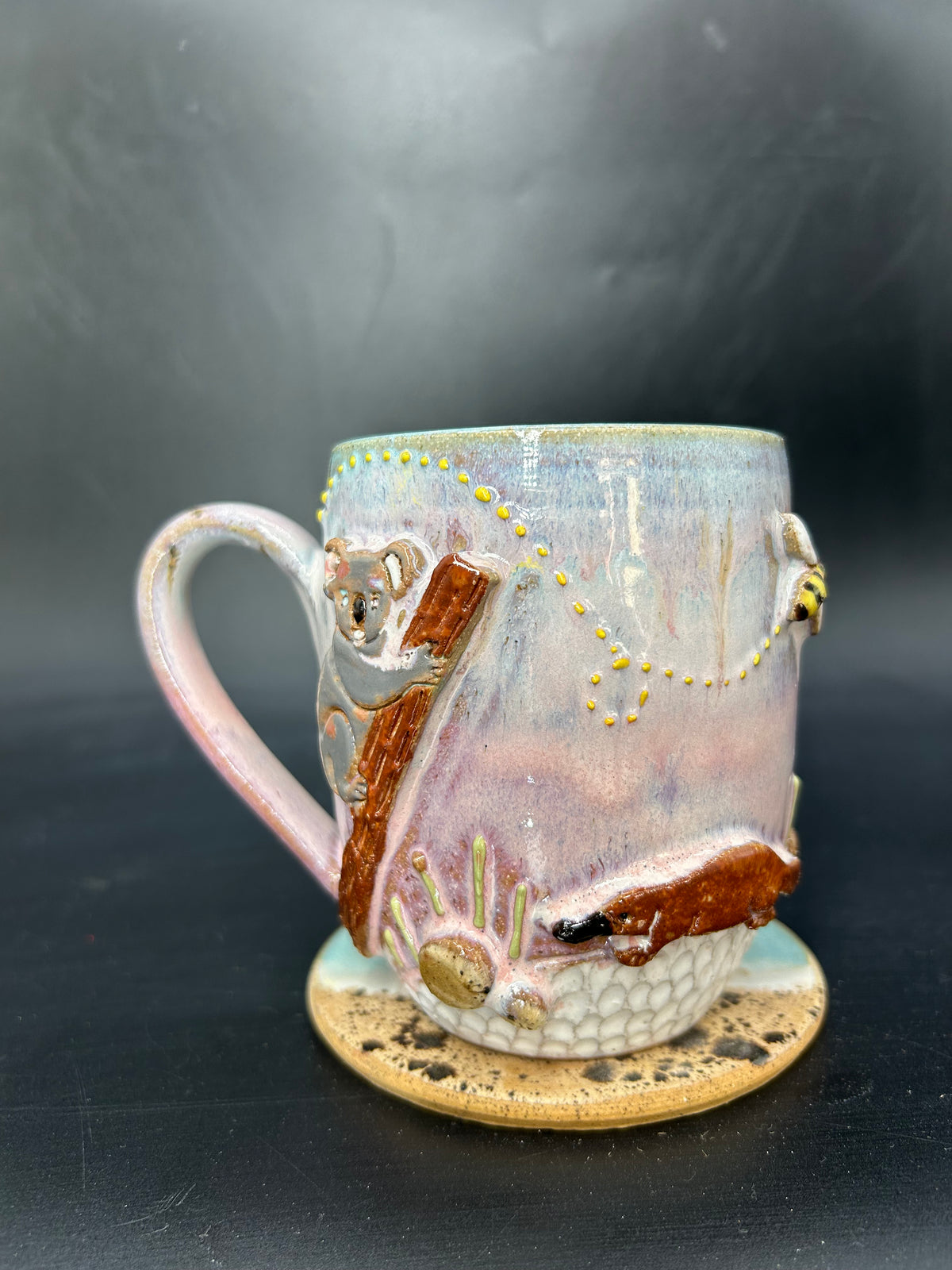 MEDIUM Australian koala / platypus/ bee mug 10