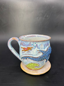 MEDIUM whale shark / swimmer mug 2