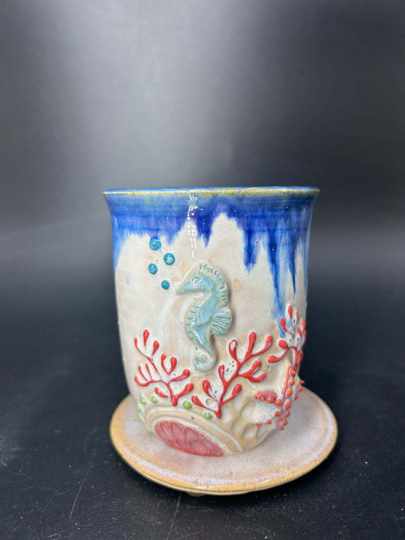 NEW - seahorse KEEP CUP