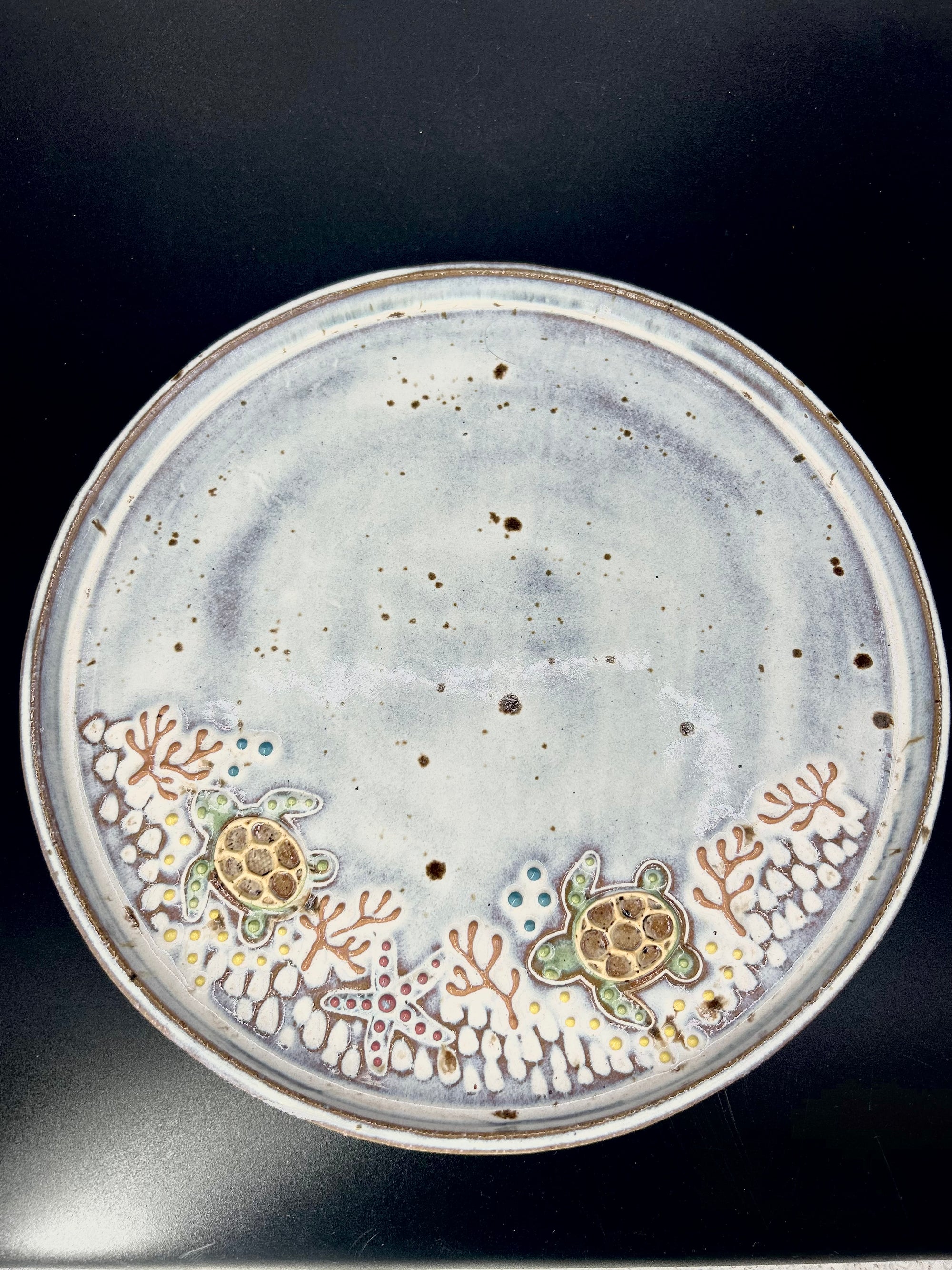 Turtle coral PLATE