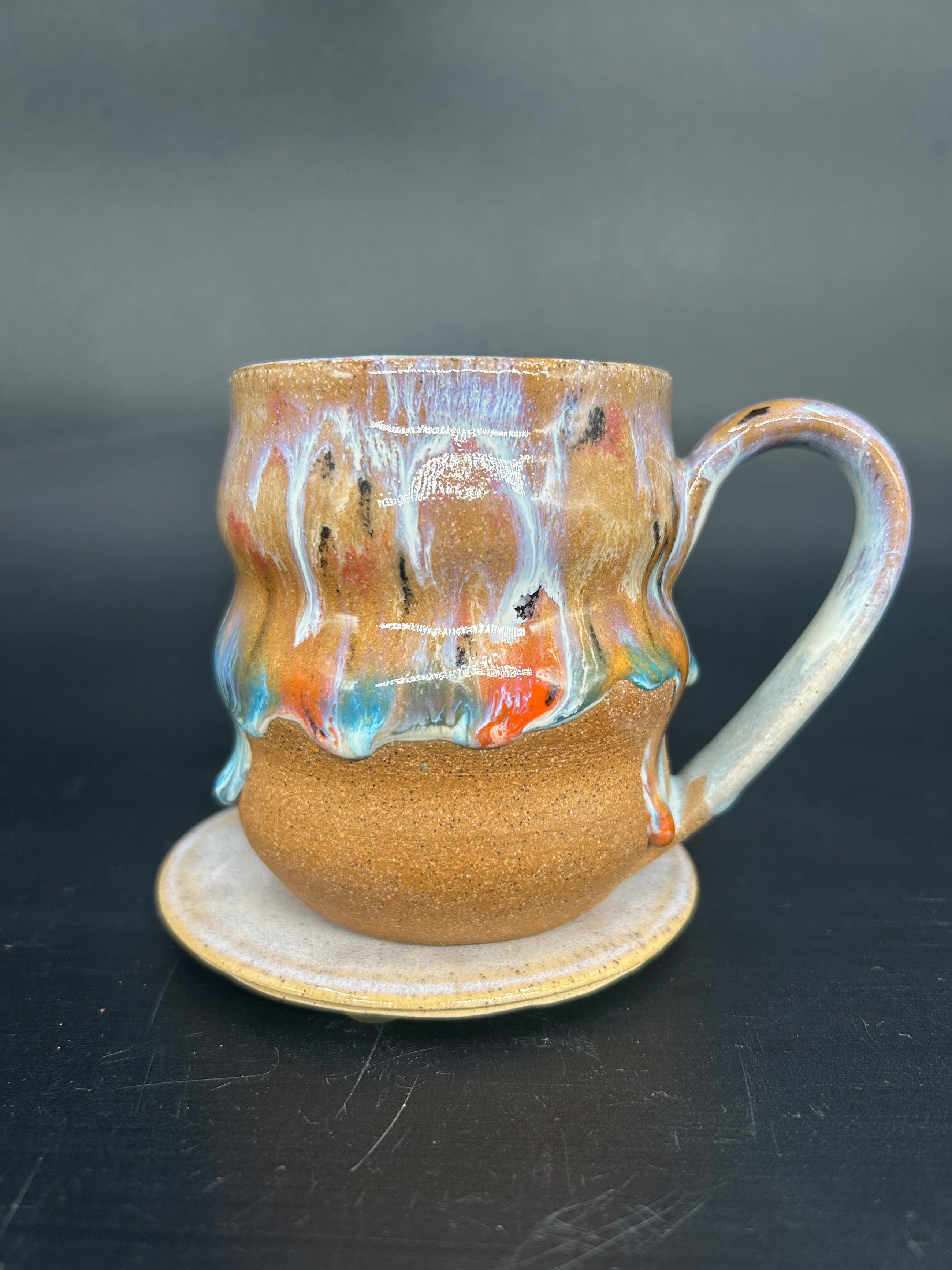 MEDIUM Bubble glazed mug 20