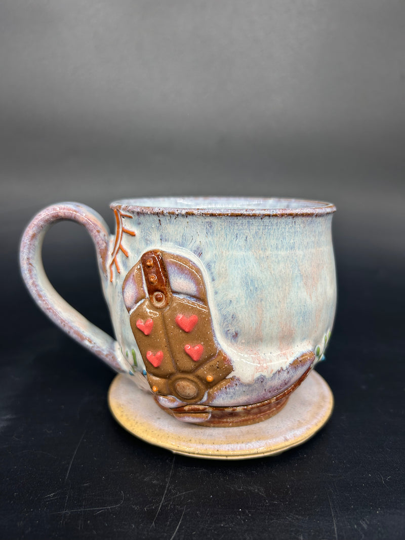 MEDIUM country cowgirl boot mug