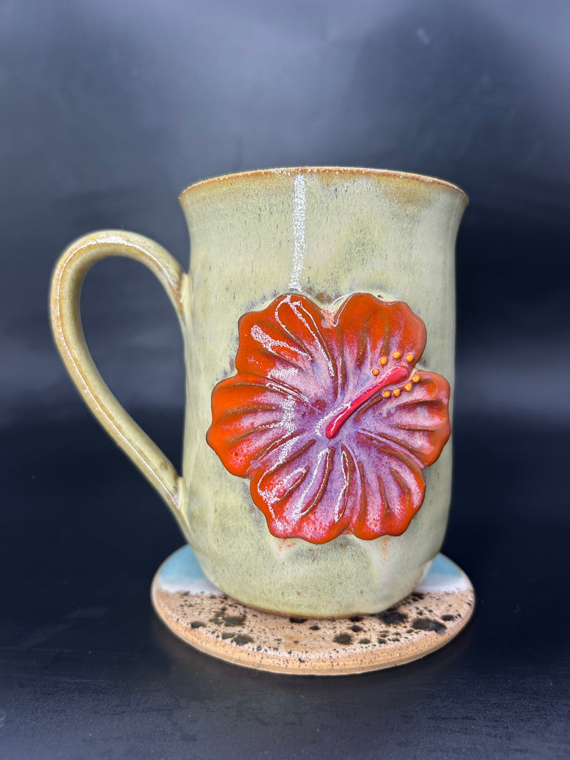 LARGE hibiscus mug 28