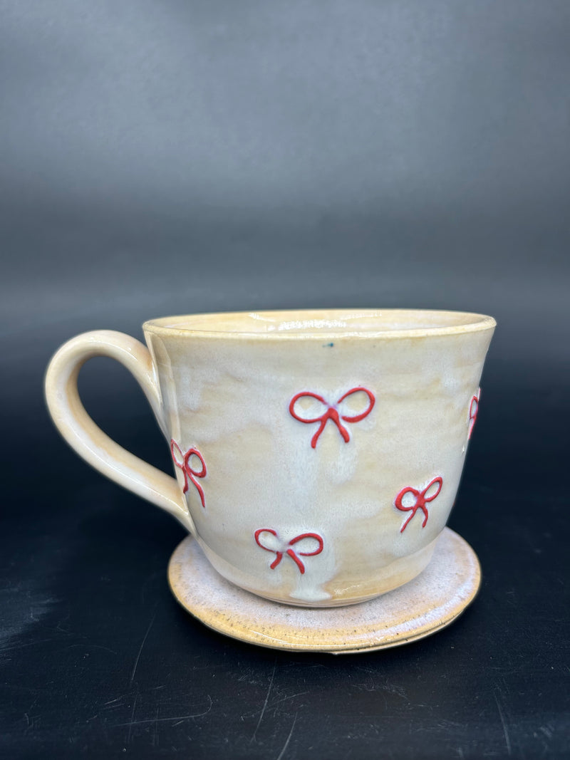 SMALL bow coffee cup