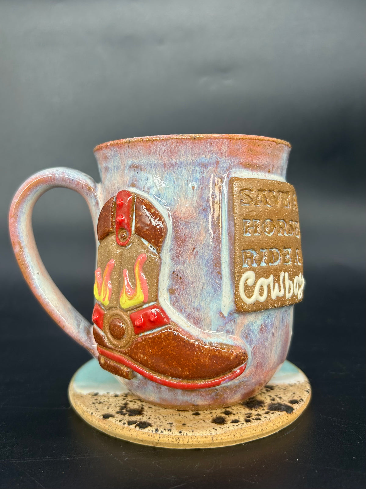 PRE ORDER - cowboy boot mug MADE TO ORDER