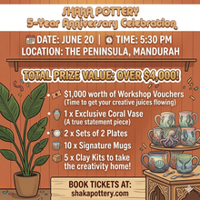 Shaka Pottery 5 Year Anniversary Party