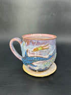 MEDIUM whale shark / swimmer mug 11