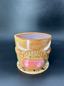 Highland cow CANISTER - no lid