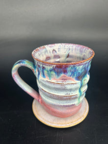 MEDIUM Bubble azure glaze mug 24