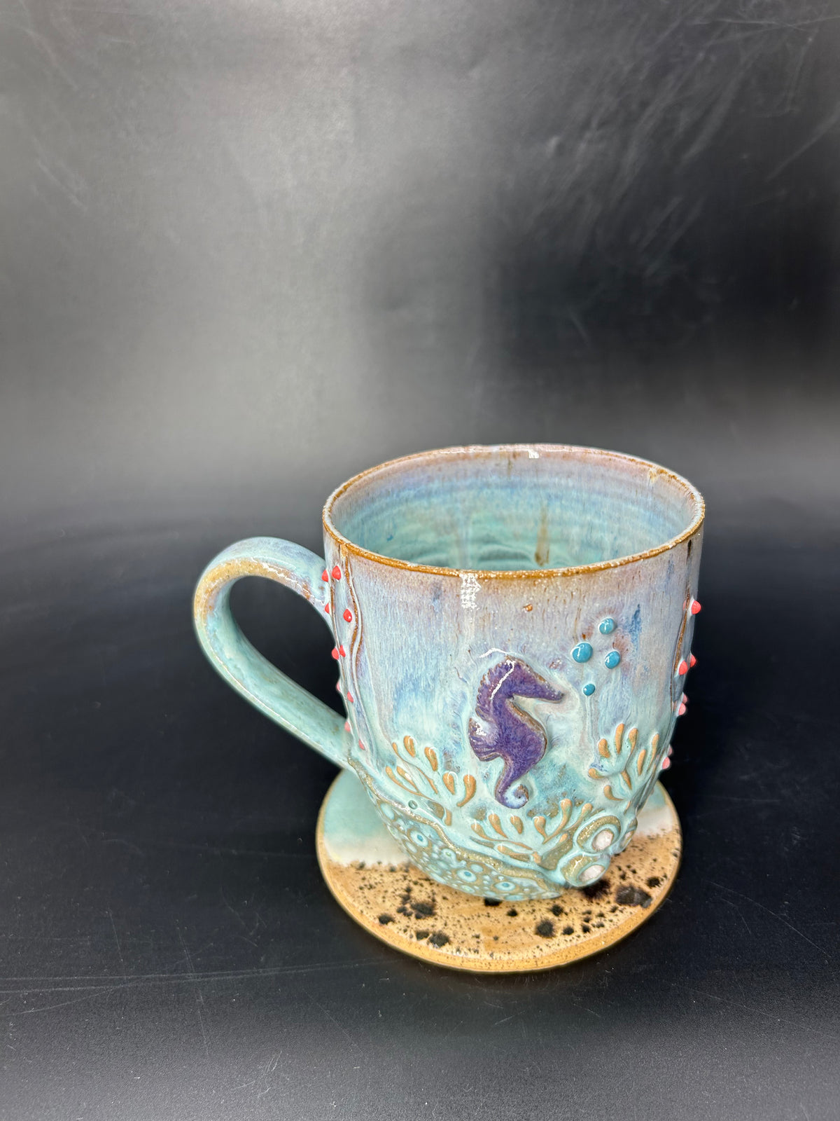 MEDIUM seahorse mug