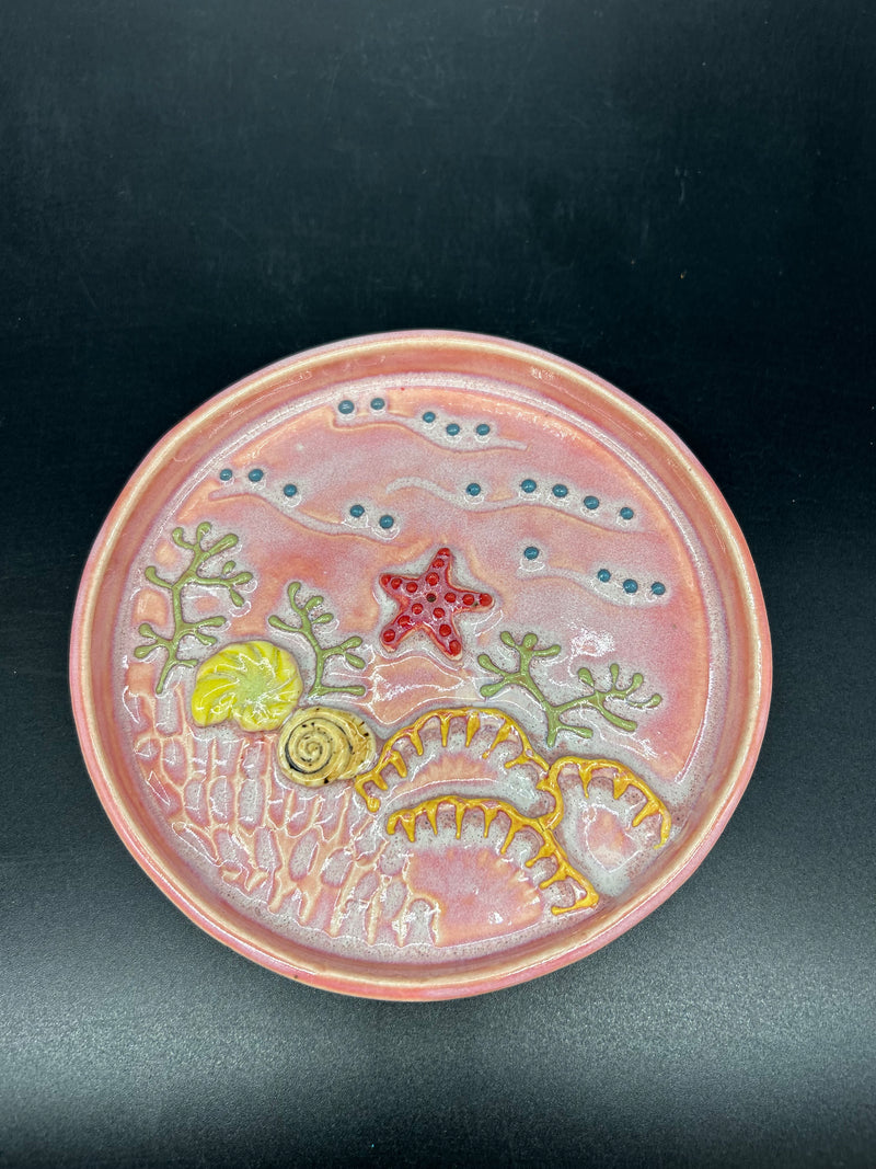 Coral Incense Tray