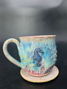 MEDIUM seahorse mug
