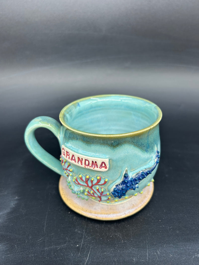 MEDIUM whale shark mug 8 - GRANDMA
