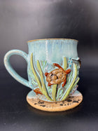 MEDIUM turtle / manta mug 4