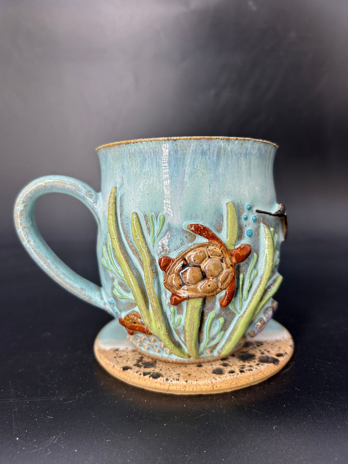 MEDIUM turtle / manta mug 4