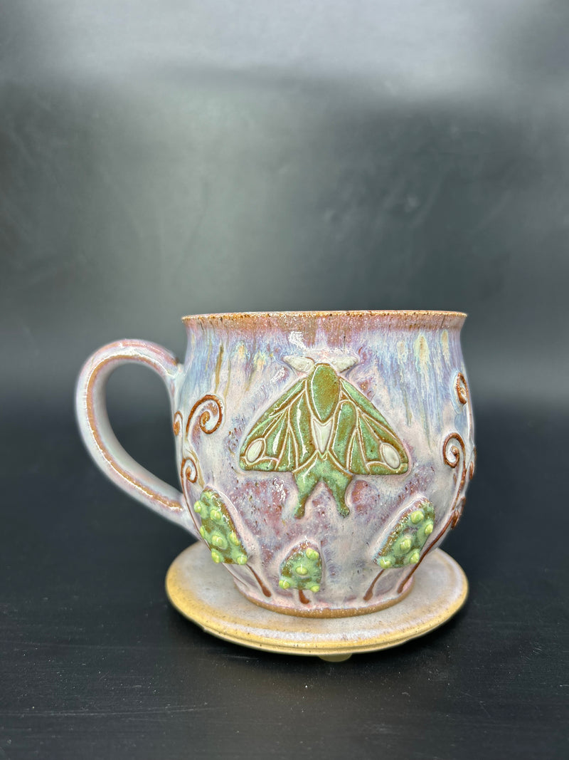 MEDIUM Moth / mushroom mug 5
